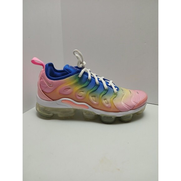 Nike AIR VAPORMAX PLUS Women's "Cotton Candy Rainbow" Shoes | Size 8 - Picture 3 of 8